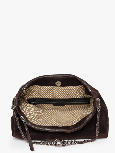 Shoulder Bag Vintage Leather Mila louise Brown vintage 3822VC1 other view 2