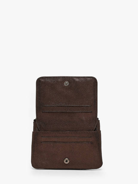 Porte-monnaie Vintage Cuir Mila louise Marron vintage 3853X vue secondaire 1