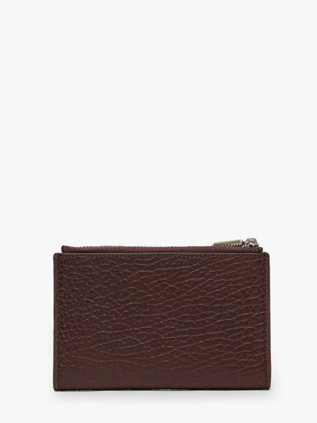 Portefeuille Cuir Mila louise Rouge vintage 3576E1 vue secondaire 2