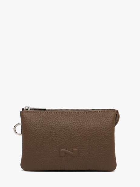 2-compartment Original Leather N Pouch Nathan baume Brown original n 283N