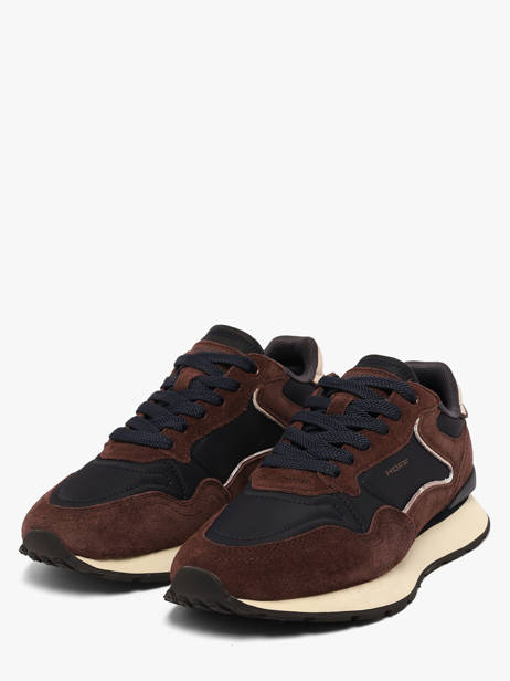 Sneakers In Leather Hoff Brown women 22602414 other view 1