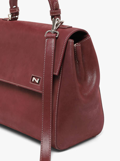 Sac Porté Main Dynasty Cuir Nathan baume Rouge dynasty 1NG vue secondaire 2