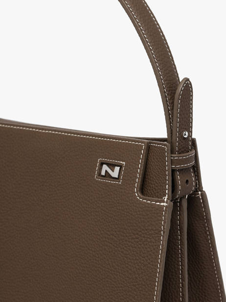 Sac à Main Dynasty Cuir Nathan baume Marron dynasty 4 vue secondaire 2