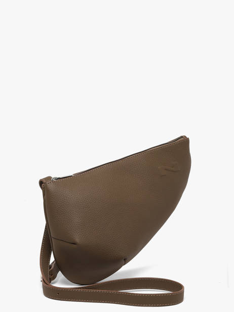 Sac Bandoulière Large City Perle Cuir Nathan baume Marron n city 1 vue secondaire 1