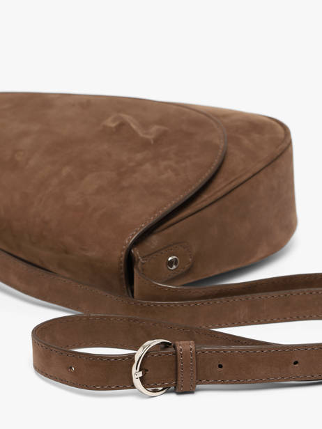 Sac Bandoulière N City Cuir Nathan baume Marron n city 6NG vue secondaire 2