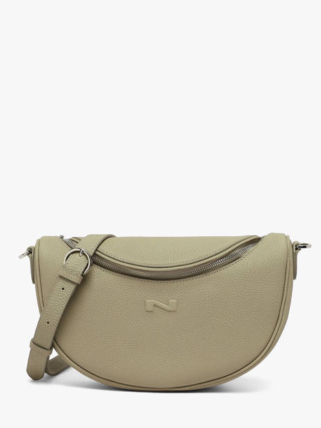 Leather Lago Crossbody Bag Nathan baume Green brasil 3