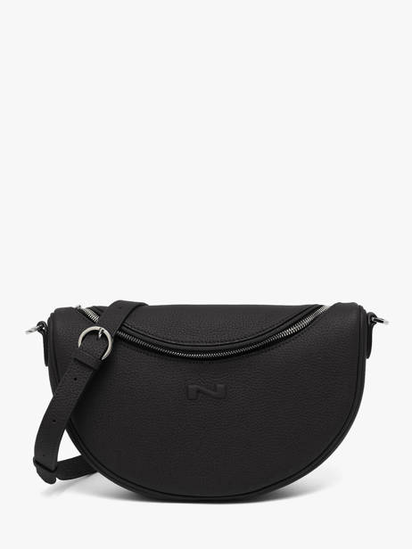 Sac Bandoulière Brasil Cuir Nathan baume Noir brasil 3