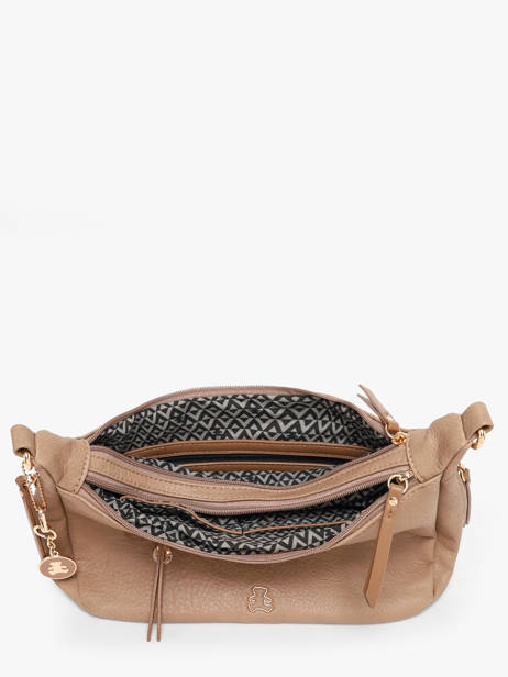 Sac Porté épaule Zip Lulu castagnette Beige zip BARRY vue secondaire 2