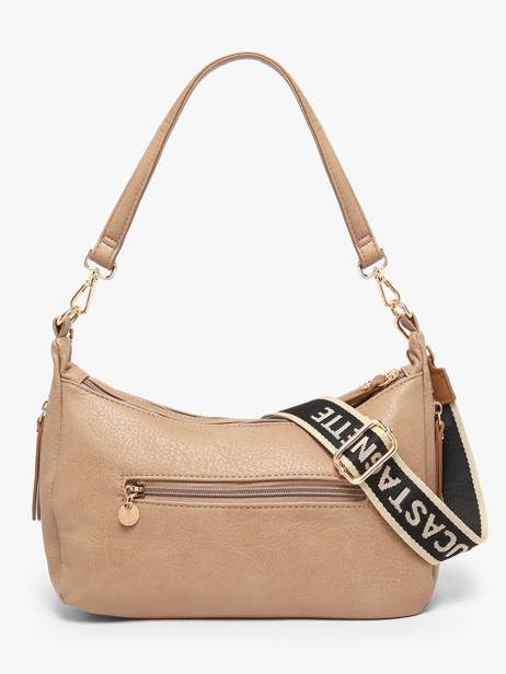 Sac Porté épaule Zip Lulu castagnette Beige zip BARRY vue secondaire 3