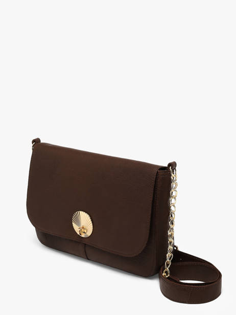 Sac Bandoulière Grainna Cuir Pieces Marron grainna 17164791 vue secondaire 1