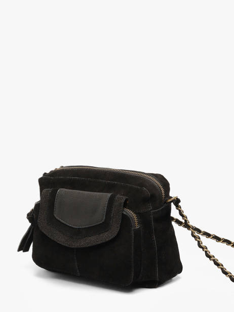 Sac Bandoulière Abigail Cuir Pieces Noir abigail 17166655 vue secondaire 1