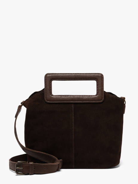 Sac Porté épaule Adeline Cuir Pieces Marron adeline 17166659