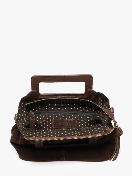 Sac Porté épaule Adeline Cuir Pieces Marron adeline 17166659 vue secondaire 2