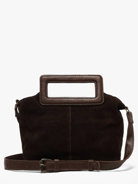 Sac Porté épaule Adeline Cuir Pieces Marron adeline 17166659 vue secondaire 3