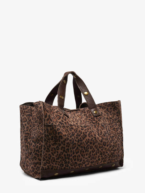 Sac Porté épaule Ava Cuir Pieces Marron ava 17166947 vue secondaire 1