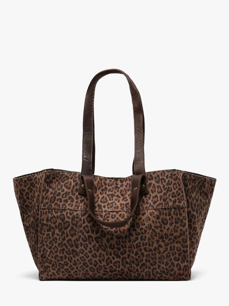 Sac Porté épaule Ava Cuir Pieces Marron ava 17166947 vue secondaire 3