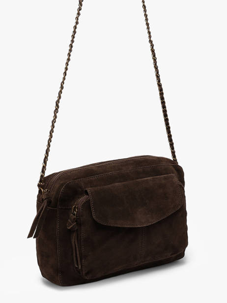 Sac Bandouliere Naina Cuir Pieces Marron naina 17111600 vue secondaire 1