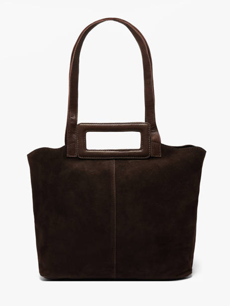 Sac Porté épaule Adeline Cuir Pieces Marron adeline 17166660