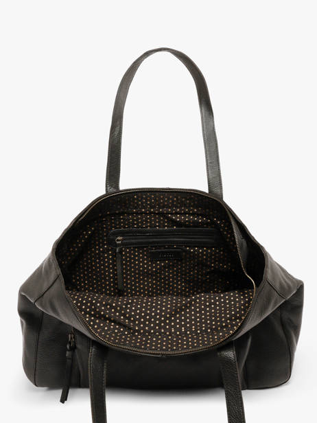 Shoulder Bag Ribs Leather Pieces Black ribs 17152864 other view 2