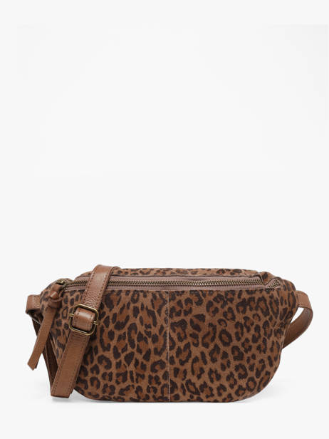 Belt Bag Leather Pieces Brown berta 17163618