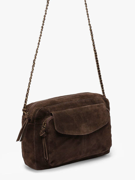 Leather Naina Crossbody Bag Pieces Brown naina 17111600 other view 1