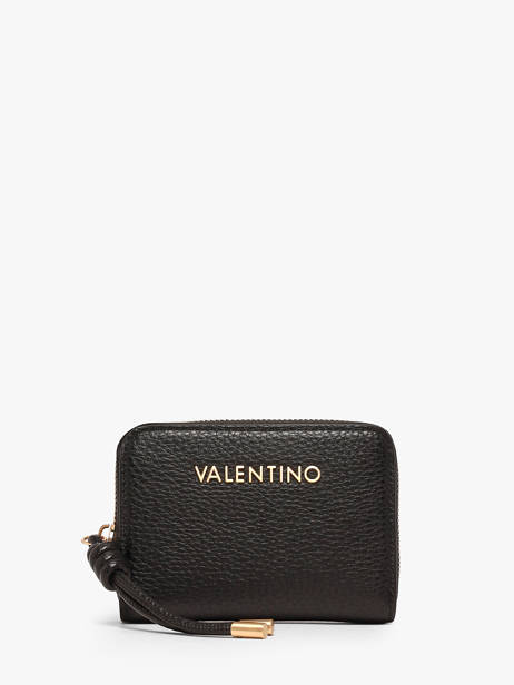 Portefeuille Valentino Noir saphira re VPSA6E37