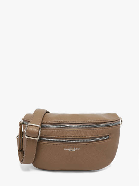 Sac Banane Flora & co Beige grained F8546