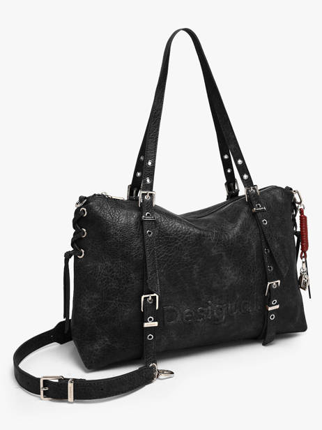 Shoulder Bag Half Logo Desigual Black half logo 26WAXP06 other view 1
