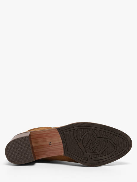 Heeled Boots In Leather Mam'zelle Brown women CSIUY53 other view 4