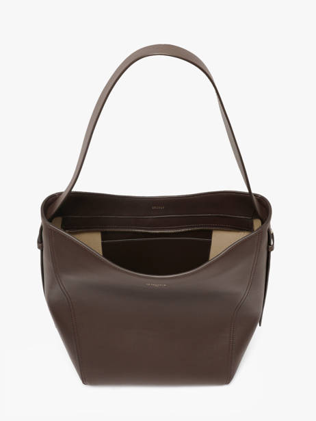 Sac Hobo M Céleste En Cuir Lisse Le tanneur Marron celeste TLES1410 vue secondaire 4