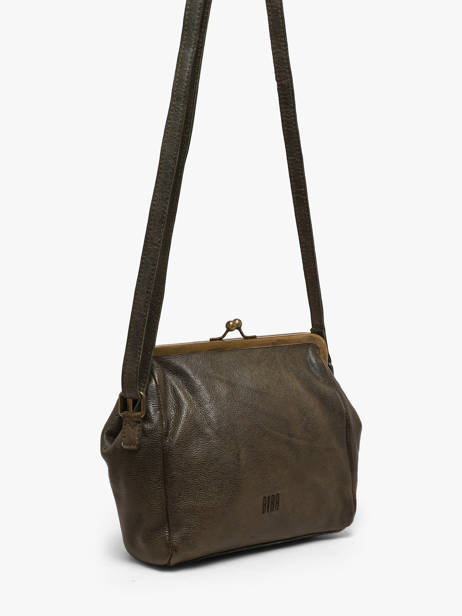 Sac Bandoulière Heritage Cuir Biba Vert heritage BT22 vue secondaire 1