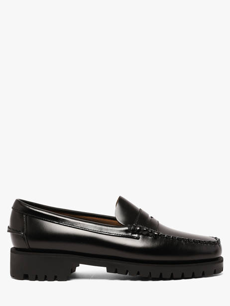 Slippers In Leather Sebago Black women 7002IJ0