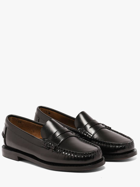 Slippers In Leather Sebago Black women 7001530 other view 1