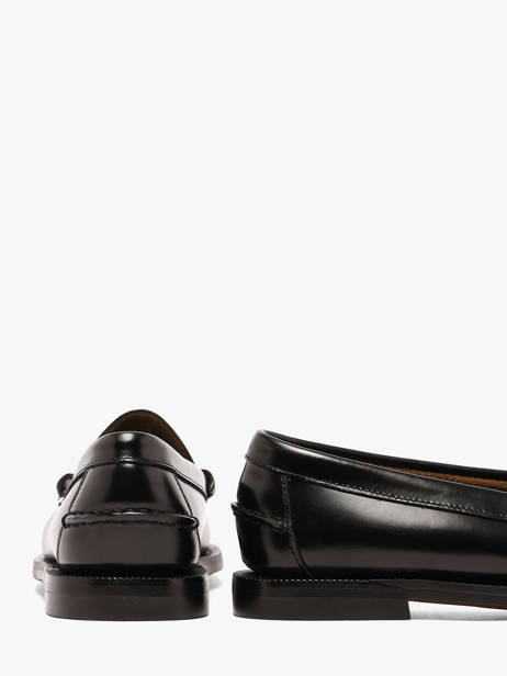 Slippers In Leather Sebago Black women 7001530 other view 2