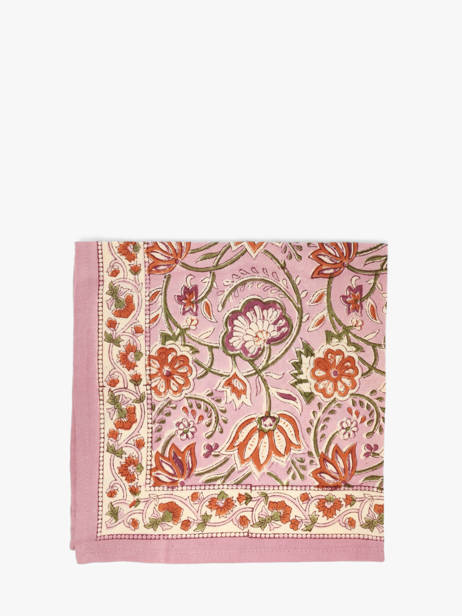 Petit Foulard N°114 50x50 Byzantine Rose foulard 114 vue secondaire 1