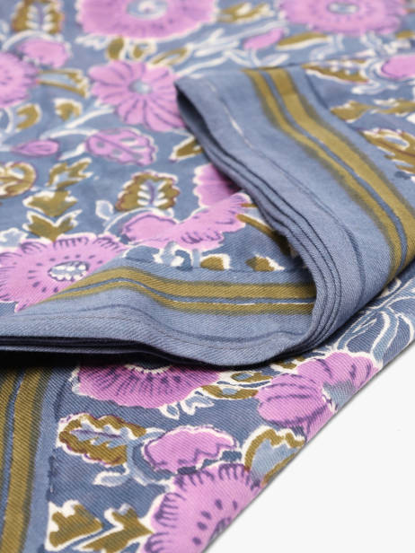 Grand Foulard Ani 100x100 Byzantine Bleu foulard ANI vue secondaire 2