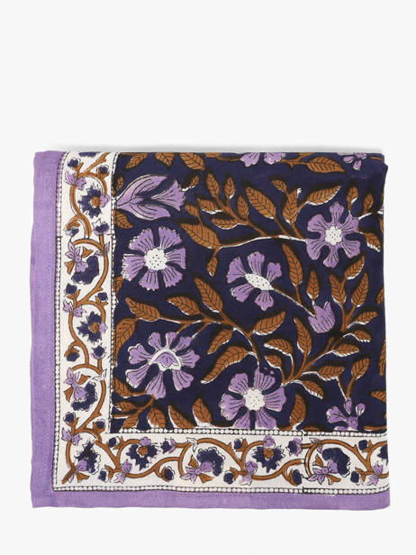 Grand Foulard N°115 100x100 Byzantine Noir foulard 115 vue secondaire 1