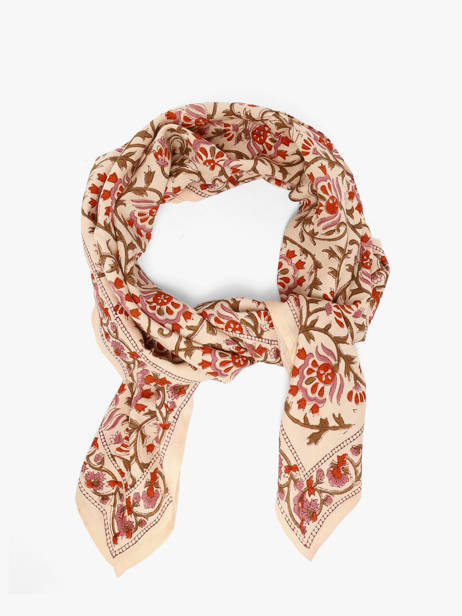 Grand Foulard Alexane 50x50 Byzantine Rouge foulard ALE