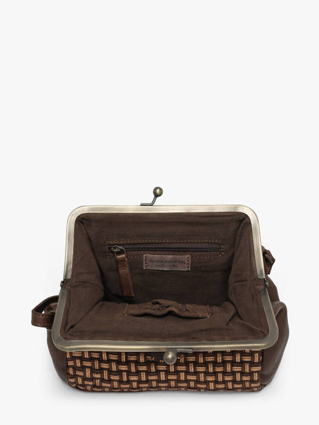 Sac Bandoulière Heritage Cuir Biba Marron heritage KAB21L vue secondaire 2