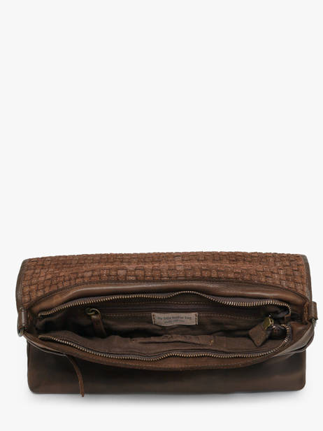 Shoulder Bag Heritage Leather Biba Brown heritage KAB8L other view 2