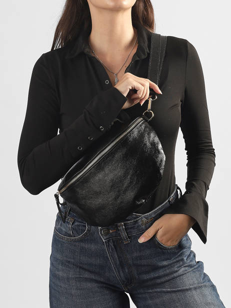 Belt Bag Leather Milano Black nine NI21123O other view 1