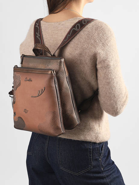 Backpack Voyage Anekke Brown voyage 43825311 other view 1