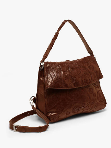Sac Bandoulière Sirocco Desigual Marron sirocco 26WAKP29 vue secondaire 3