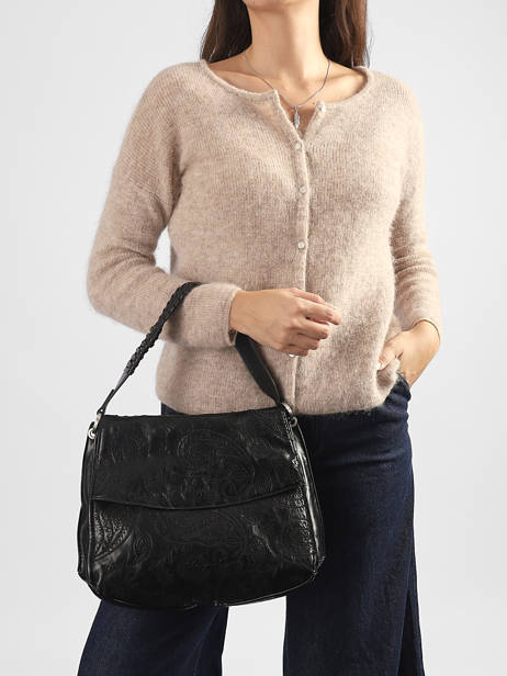 Sac Bandoulière Sirocco Desigual Noir sirocco 26WAKP27 vue secondaire 2