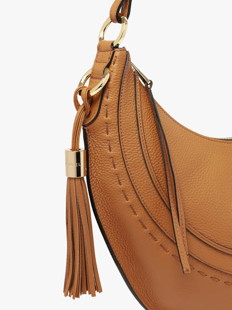Medium Leather Hobohème Hobo Bag Lancel Brown hoboheme A14217 other view 2