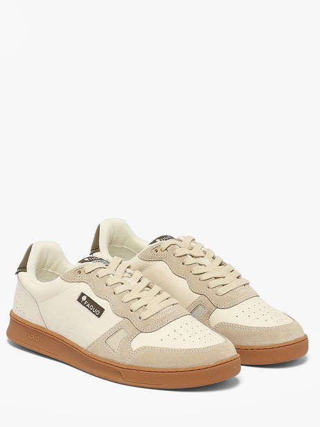 Sneakers In Leather Faguo Beige men 26CG3209 other view 1