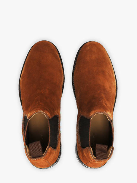 Chelsea Boots In Leather Gant Brown men 33653464 other view 3