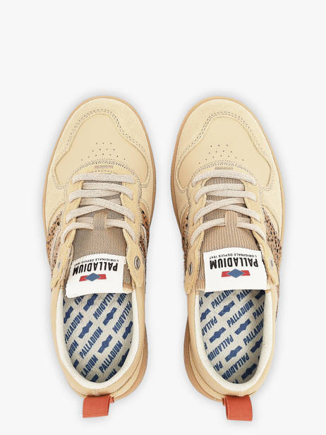 Sneakers In Leather Palladium Beige women 74485257 other view 3