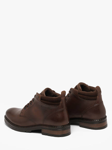 Boots Equilibre In Leather Redskins Brown men EQUILIBR other view 2