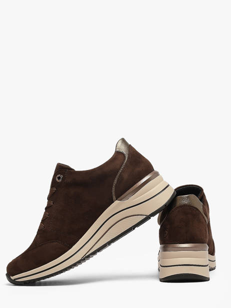 Platform Sneakers In Leather Remonte Brown women 25 other view 2